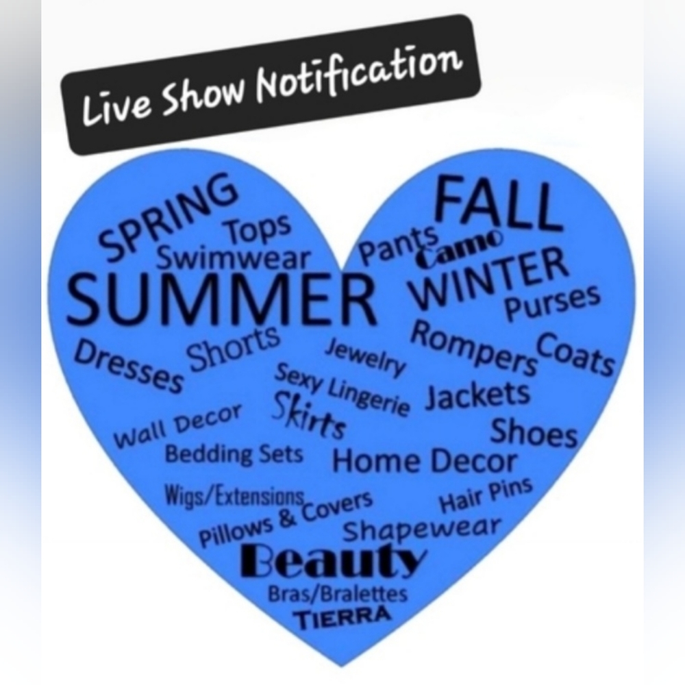 ❤️tinalburch❤️ Live Show - Like This Listing to be Notified of my Live Shows
